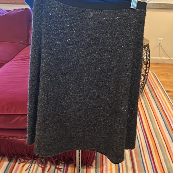 L’Agence charcoal metallic Aline skirt - Picture 2 of 8